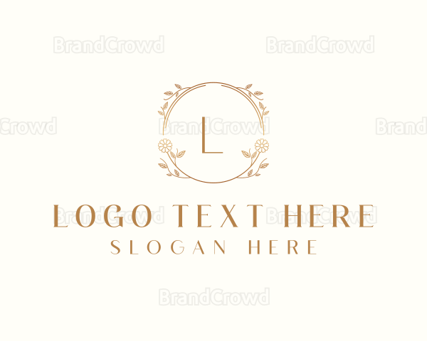 Luxury Floral Beauty Logo
