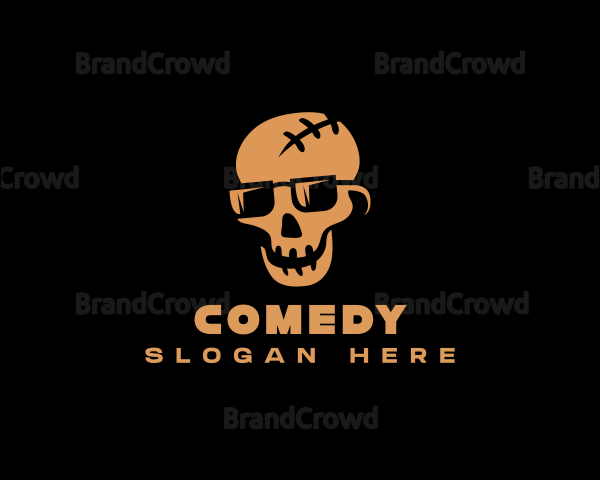 Thriller Skull Shades Logo