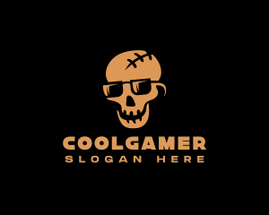 Thriller Skull Shades Logo