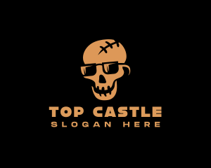 Thriller Skull Shades Logo