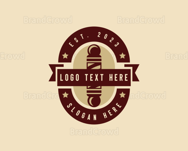 Barber Haircut Stylist Logo