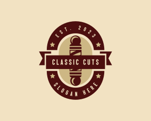 Barber - Barber Haircut Stylist logo design