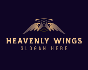 Spiritual Halo Wings logo design