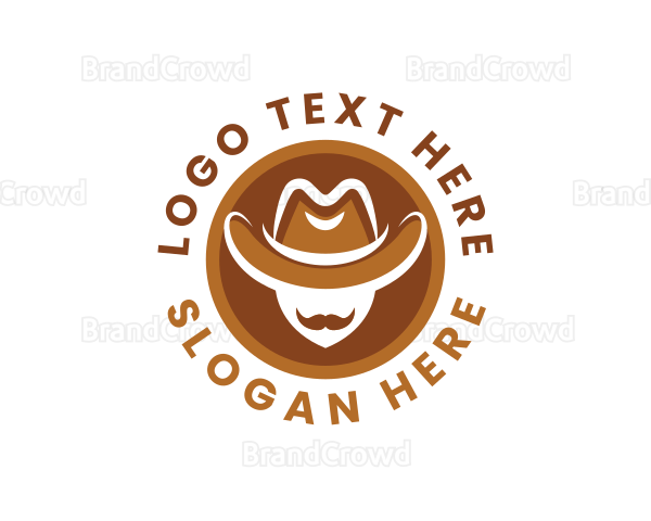 Western Cowboy Hat Logo