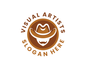 Costume - Western Cowboy Hat logo design