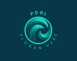 Water Wave Surfing logo design
