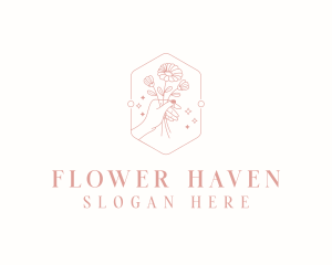 Holistic Flower Beauty logo design