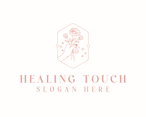 Holistic Flower Beauty logo design