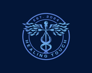 Caduceus Stethoscope Medical logo design