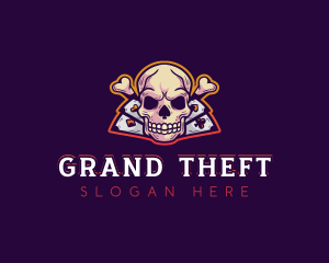 Boardgame - Casino Skull Gaming logo design