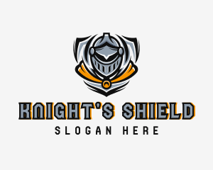 Knight - Medieval Knight Character logo design