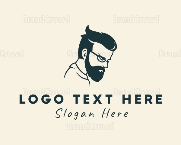 Men Hair Styling Logo