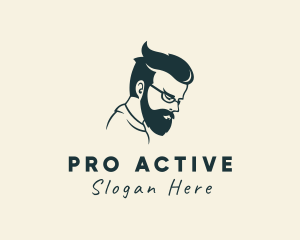 Profile - Men Hair Styling logo design