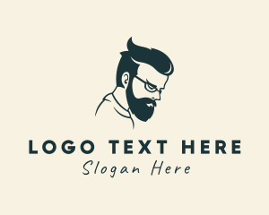 Men Hair Styling Logo