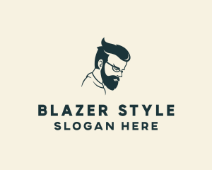 Men Hair Styling logo design