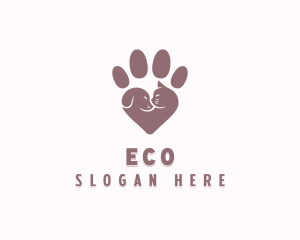 Paw Print - Animal Clinic Veterinary logo design