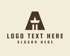 Paralegal - Property Broker Letter A logo design
