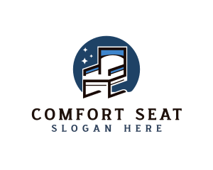 Armchair Seat Furniture  logo design