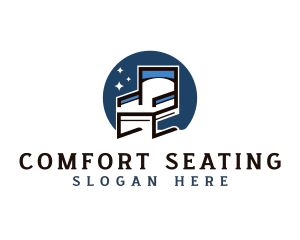 Armchair Seat Furniture  logo design