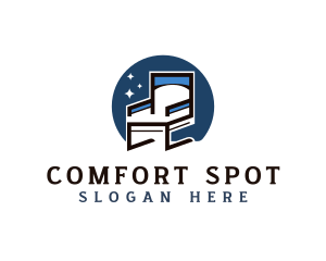 Seat - Armchair Seat Furniture logo design