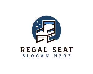 Armchair Seat Furniture  logo design