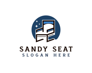 Armchair Seat Furniture  logo design