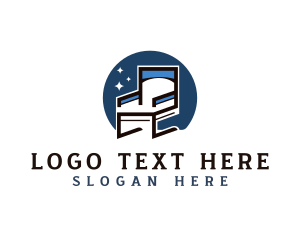 Couch - Armchair Seat Furniture logo design