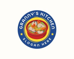 Asian Fish Soup logo design