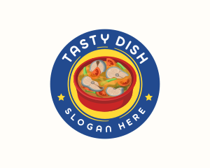 Asian Fish Soup logo design