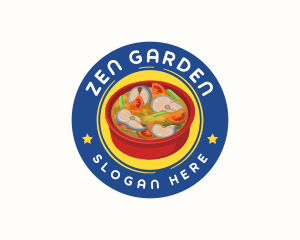 Asian Fish Soup logo design