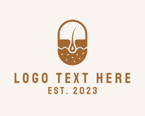 Hair Loss - Medical Cosmetic Dermatology logo design