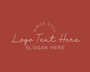 Stylist - Regal Signature Wordmark logo design