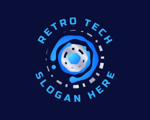 Water Tech Circuit logo design