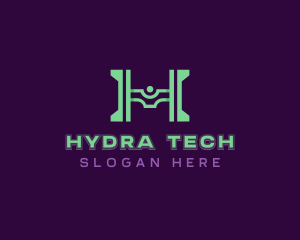 Tech Company Letter H logo design