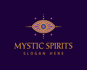 Mystical Tarot Eye logo design