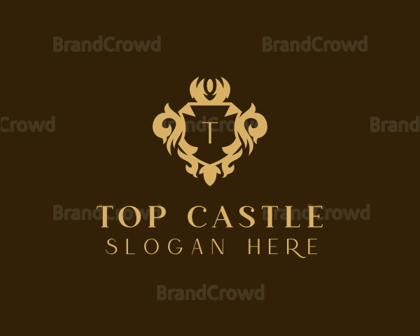 Royalty Shield Crown Logo