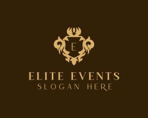 Events - Royalty Shield Crown logo design