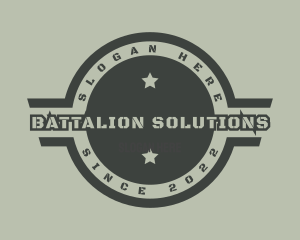 Battalion - Veteran Army Emblem logo design