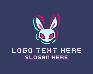 Streamer - Punk Gaming Bunny logo design