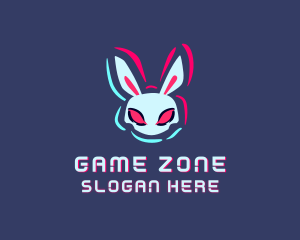 Punk Gaming Bunny logo design