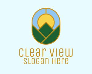 Mountain Valley Window logo design