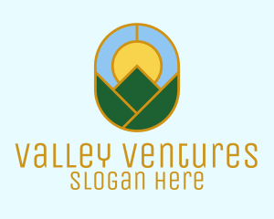 Mountain Valley Window logo design