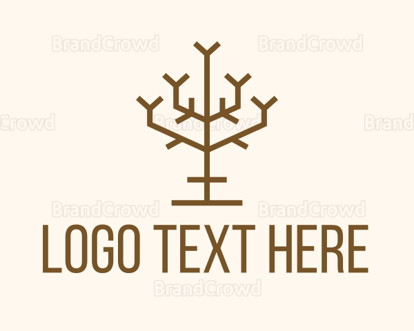 Simple Tree Branch Logo