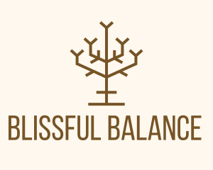 Simple Tree Branch logo design