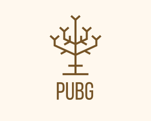 Minimal - Simple Tree Branch logo design