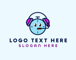 Alarm - Alarm Clock Headset logo design