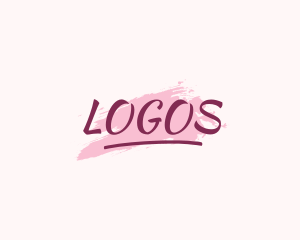 Beauty Watercolor Wordmark  Logo