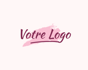 Beauty Watercolor Wordmark  Logo