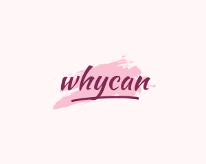 Beauty Watercolor Wordmark  Logo
