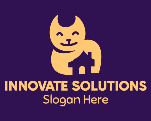 Cat - Happy Cat Shelter logo design